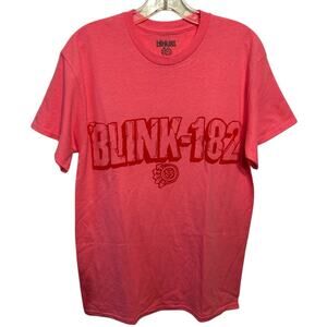 Blink-182 Pink Logo T-Shirt Size Medium